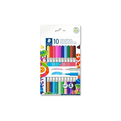 Marcadores de ponta dupla Staedtler