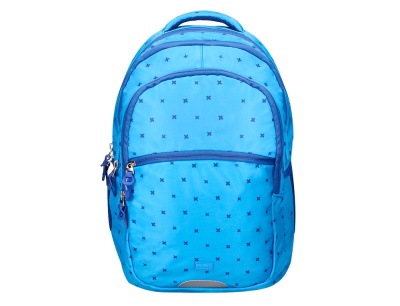 Mochila escolar liderpapel azul