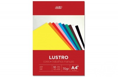 Bloco papel lustro A4 Firmo
