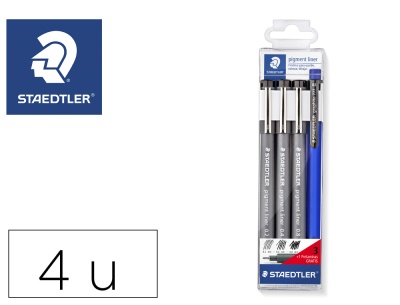 Marcadores STAEDTLER Calibrado Micrometrico Preto + Lapiseira (3 Unidades 0.2 0.4 0.8mm)