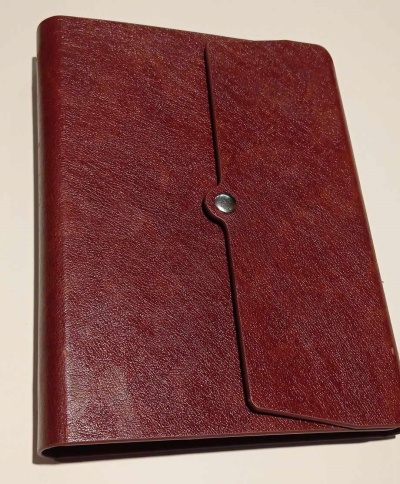 Agenda de Argolas 15 x21 Castanha