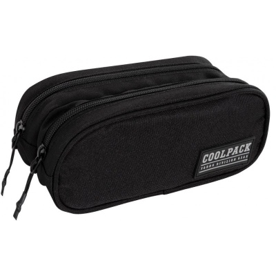 Estojo CoolPack Clever duplo preto