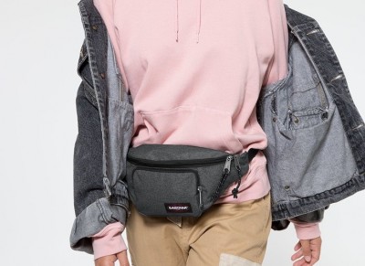 Bolsa Eastpak Page Black Denim