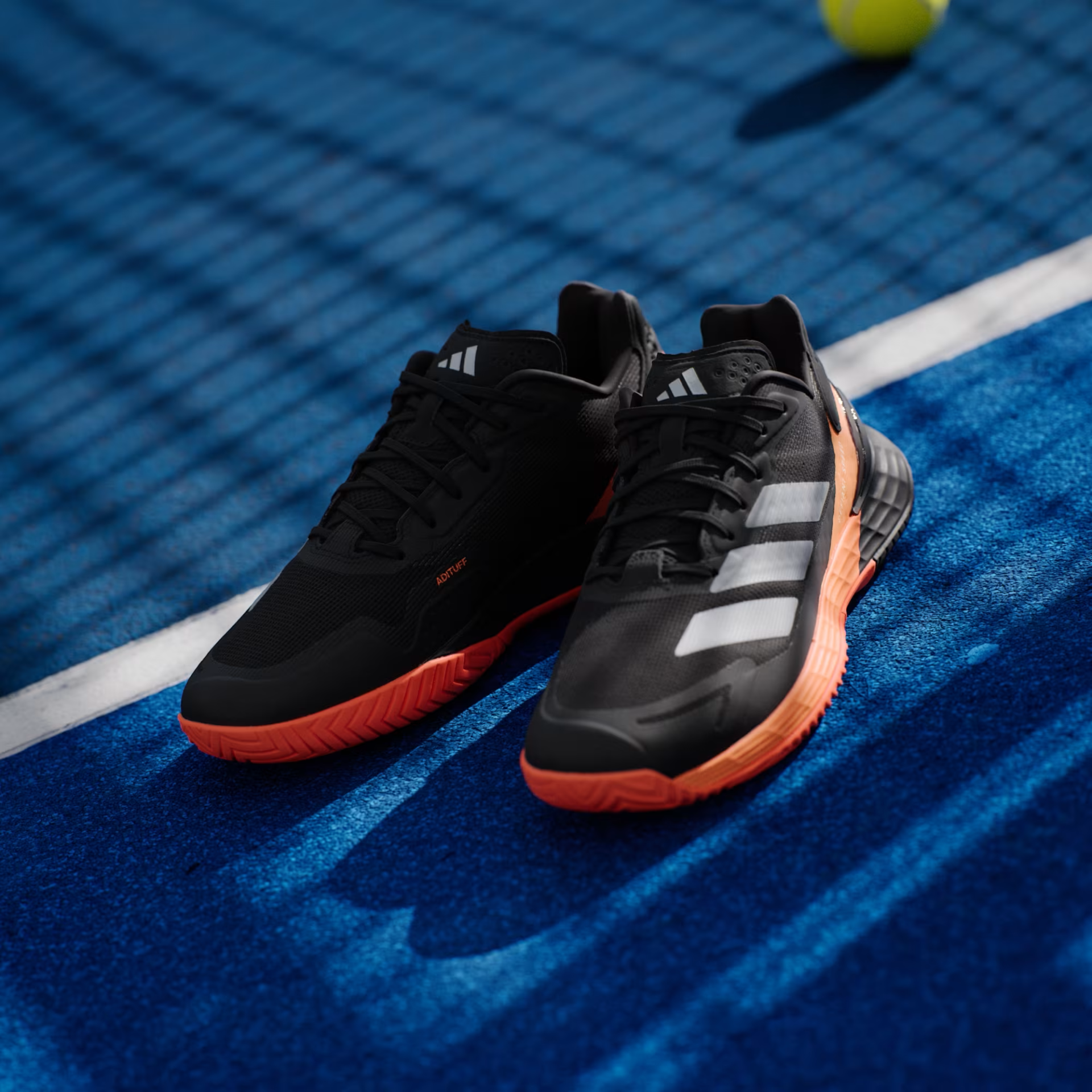 ADIDAS DEFIANT SPEED 2 MEN CORE BLACK/ORANGE SAPATILHAS