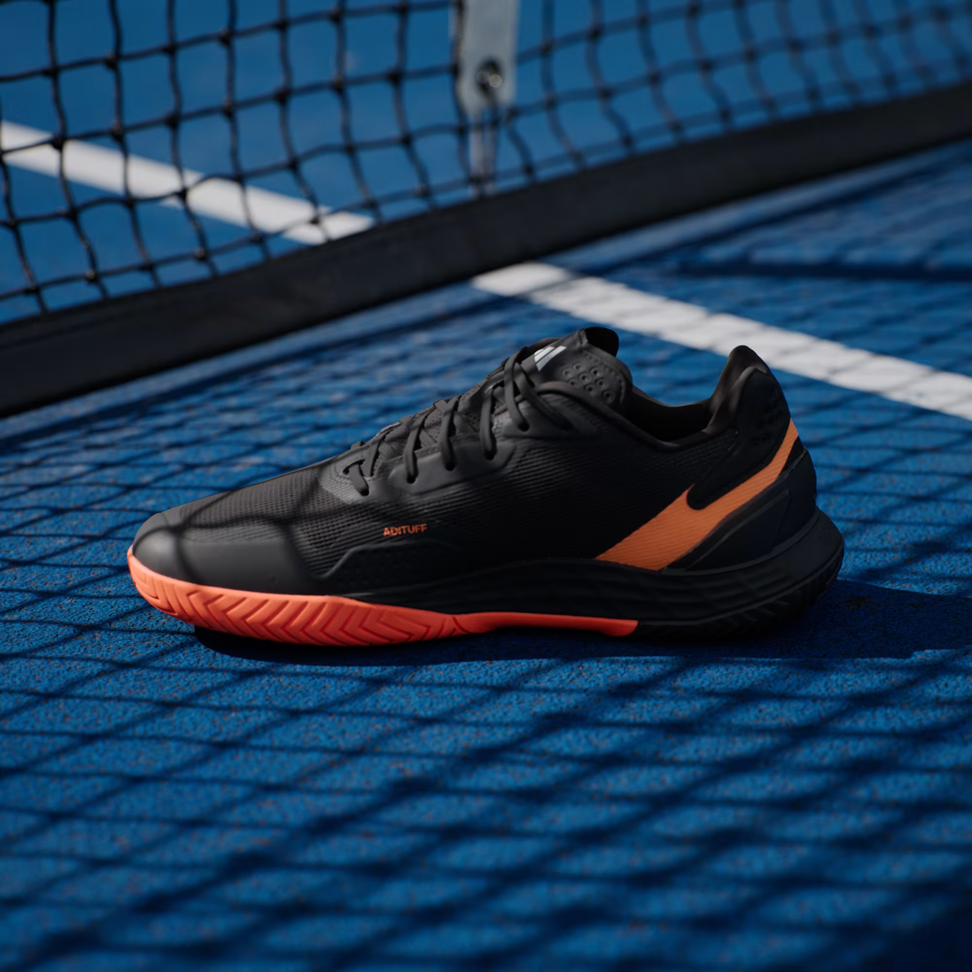 ADIDAS DEFIANT SPEED 2 MEN CORE BLACK/ORANGE SAPATILHAS