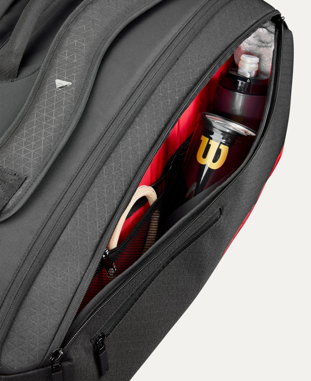 CLASH V3 15PK RACQUET BAG BLACK/Infrared