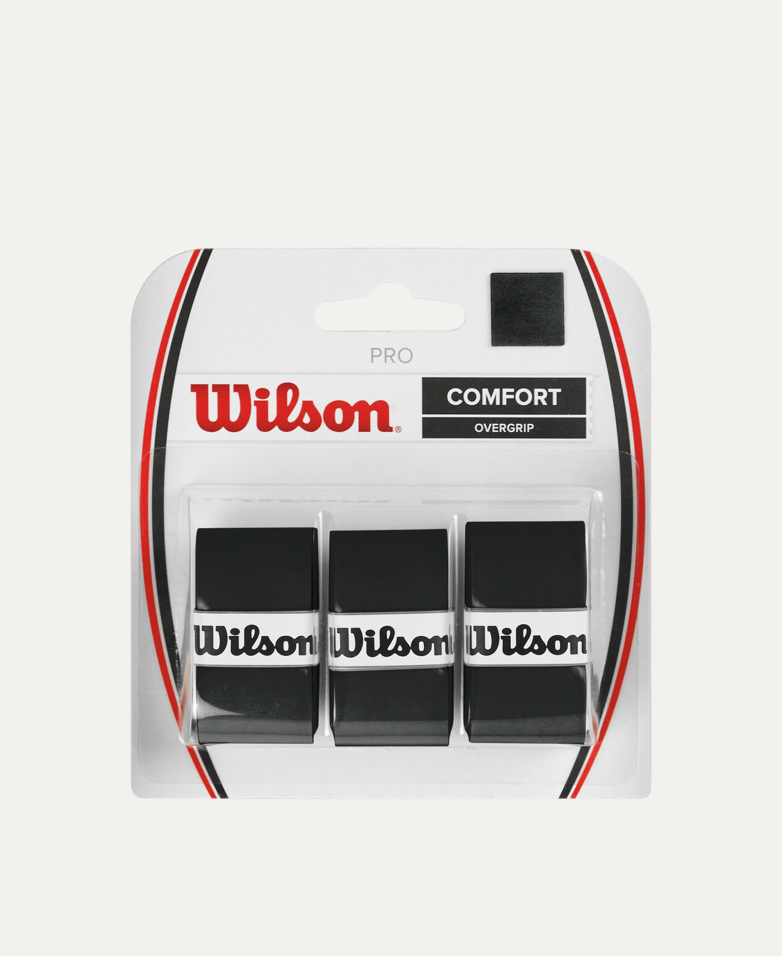 WILSON PRO OVERGRIP 3PK BLACK
