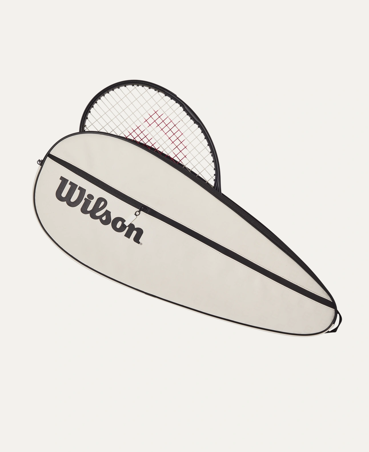 WILSON Premium Tennis Racket Cover Cream