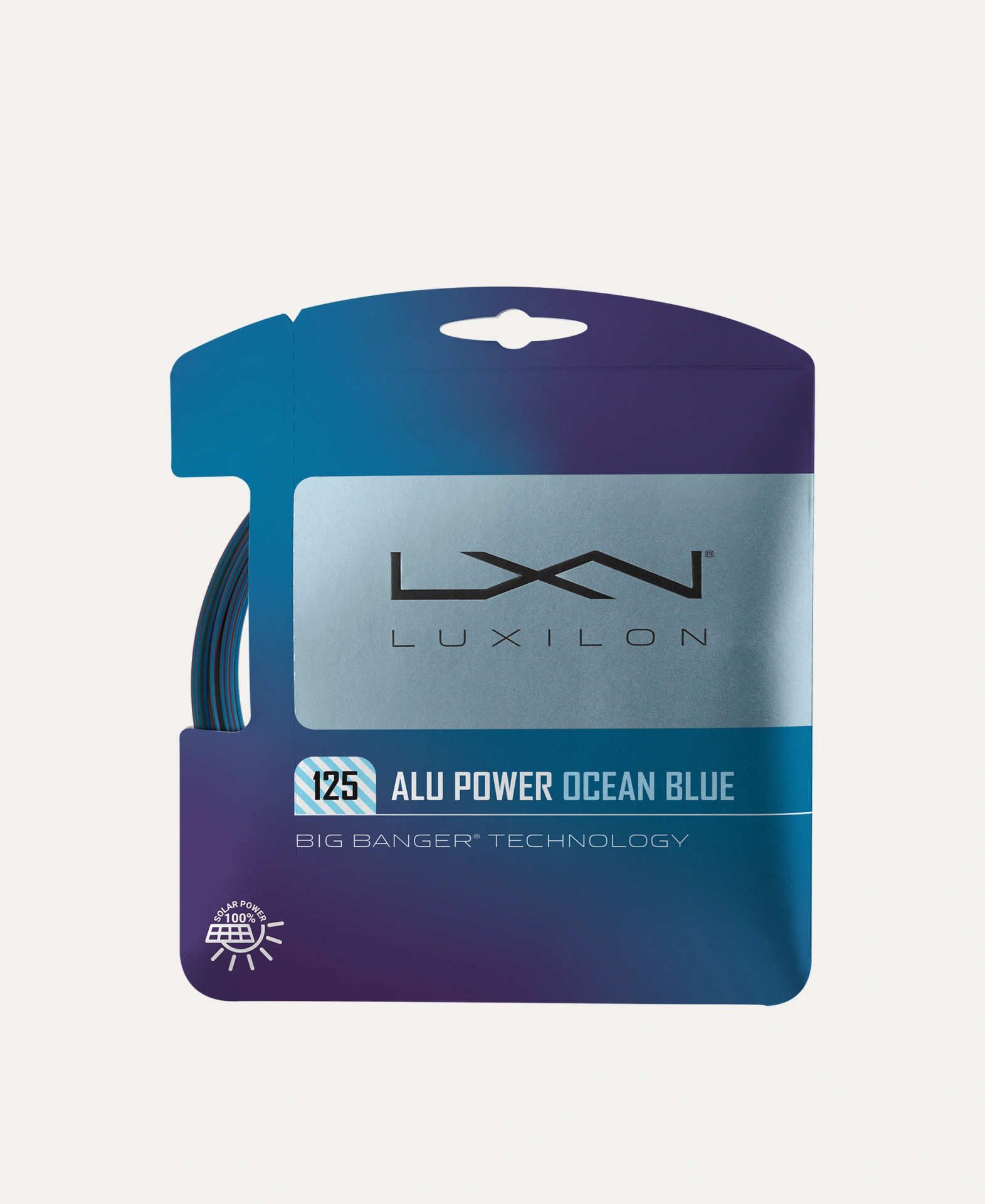 LUXILON ALU Power Ocean Blue 125 Tennis String - Set
