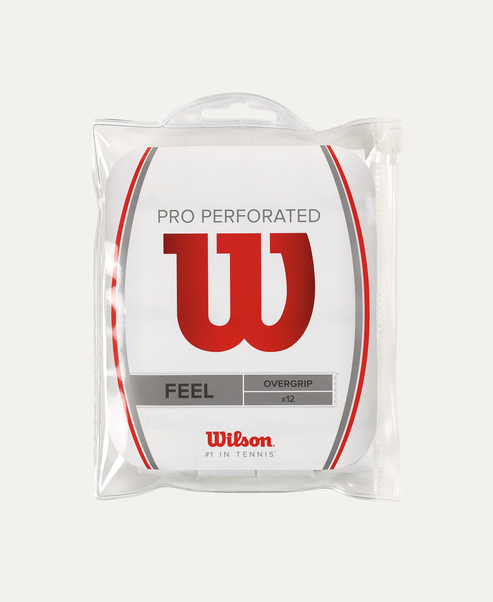 WILSON PRO OVERGRIP PERFORATED 12PK WHITE