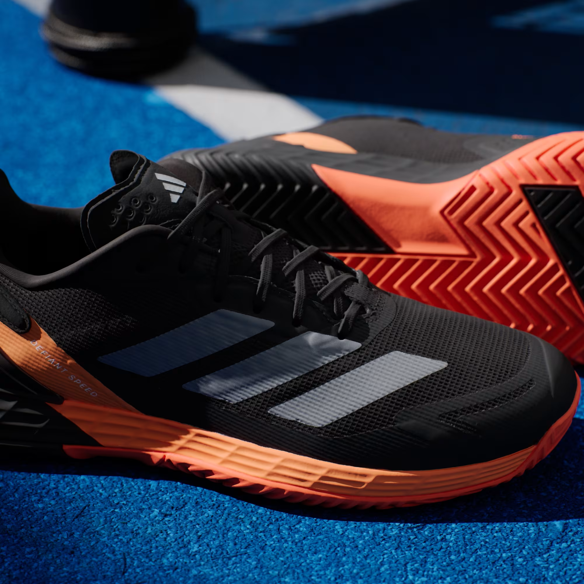 ADIDAS DEFIANT SPEED 2 MEN CORE BLACK/ORANGE SAPATILHAS
