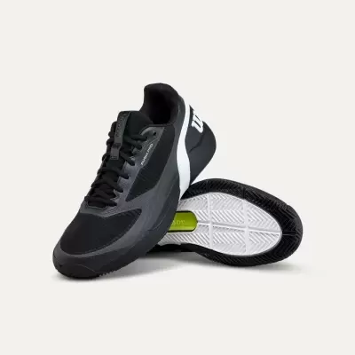 WILSON RUSH PRO 5 CLAY Black/White/Stormy Weather 2026 SAPATILHAS