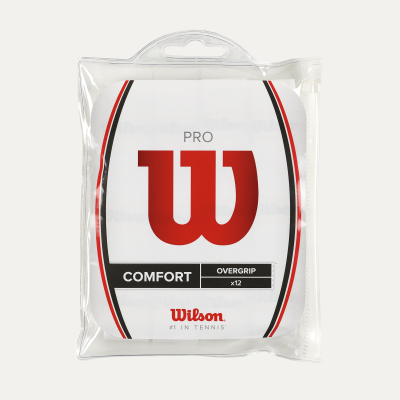 WILSON PRO OVERGRIP 12PK WHITE