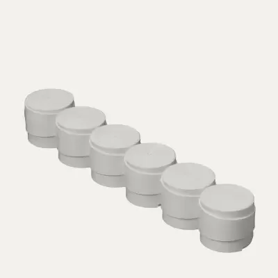 WILSON PRO OVERGRIP X 6 PACK WHITE