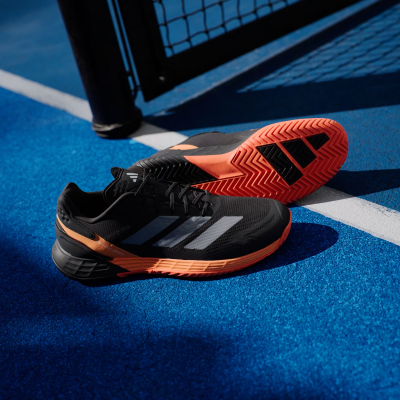 ADIDAS DEFIANT SPEED 2 MEN CORE BLACK/ORANGE SAPATILHAS