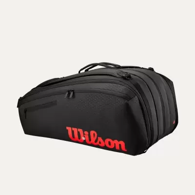 CLASH V3 15PK RACQUET BAG BLACK/Infrared