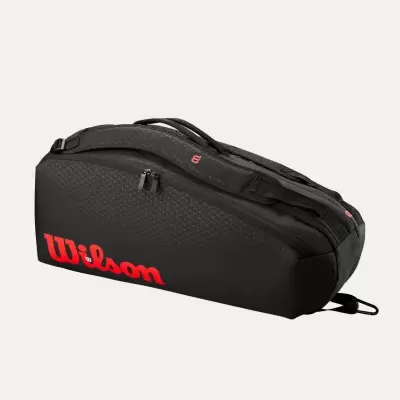 WILSON CLASH V3 6PK RACQUET BAG Black/Infrared
