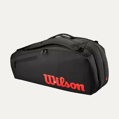 WILSON CLASH V3 6PK RACQUET BAG Black/Infrared