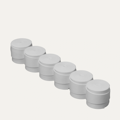 WILSON PRO OVERGRIP X 6 PACK WHITE