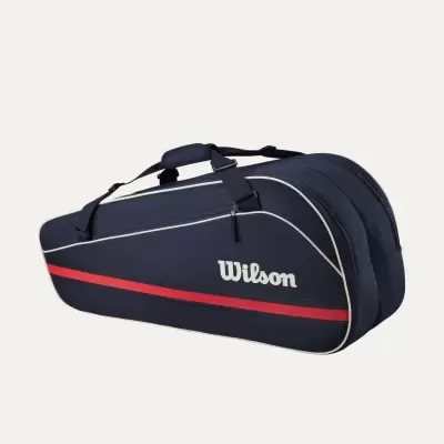 WILSON 6PK TEAM RACKET BAG Navy 2025