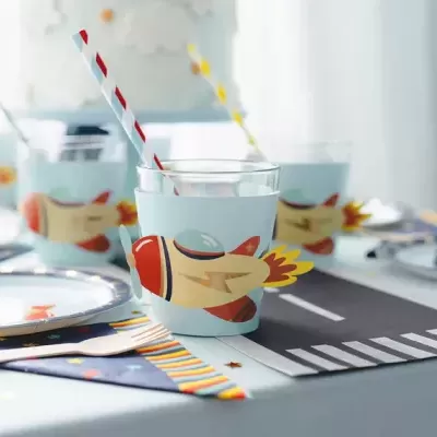 Manga/Capa para Copos de Aviões