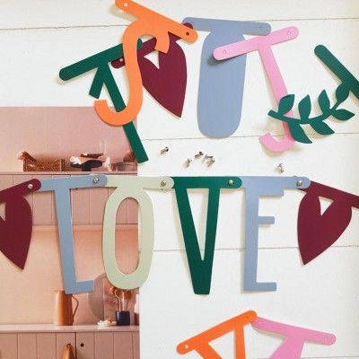 Grinalda Letras Boho Chic