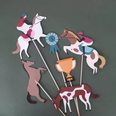 Topos de Bolo - Cavalos