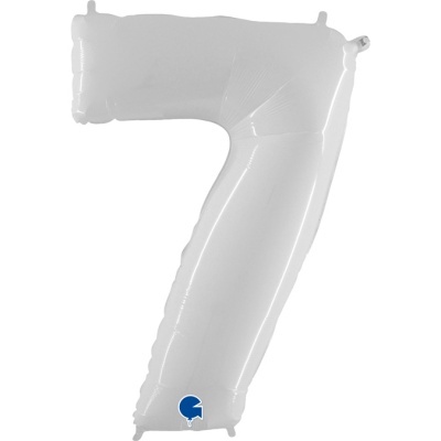 Balão Número Branco