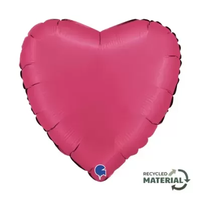 Balão Coração Rosa Lipstick