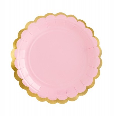 Pratos Rosa Pastel