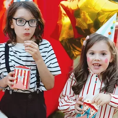 Caixa de Doces/Pipocas Circo