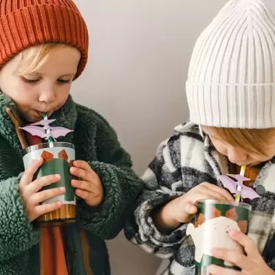 Manga/Capa para Copos Dinossauros