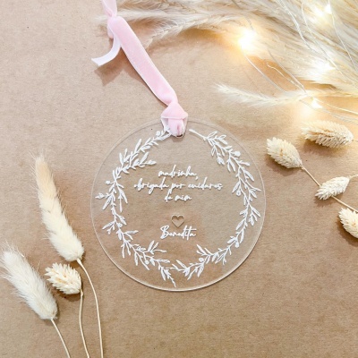 Placa Personalizada Natal : Para Alguém Especial