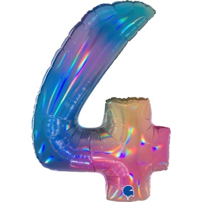 Balão Número Arco Íris