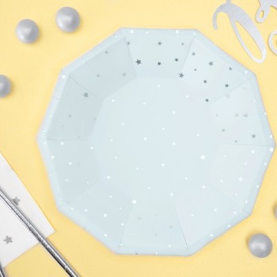 Pratos Estrelas Azul