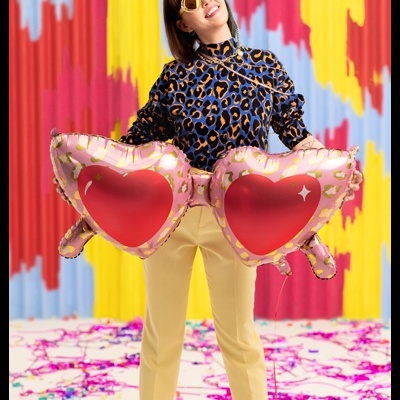 Balão Óculos Coração