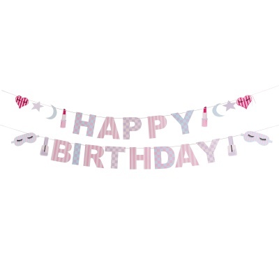 Grinalda Happy Birthday - Pamper Party Maquilhagem