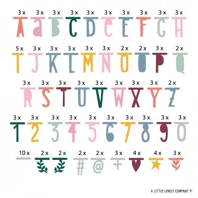 Grinalda Letras Boho Chic