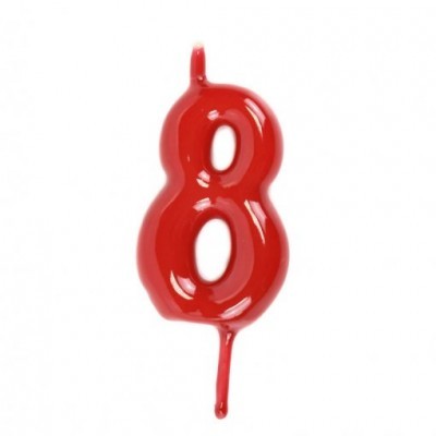 Velas Número Vermelho