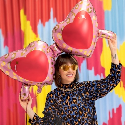 Balão Óculos Coração