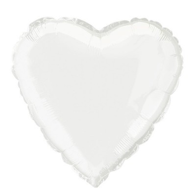 Balão Coração Branco