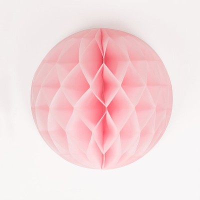 Bola Honeycomb Rosa Grande