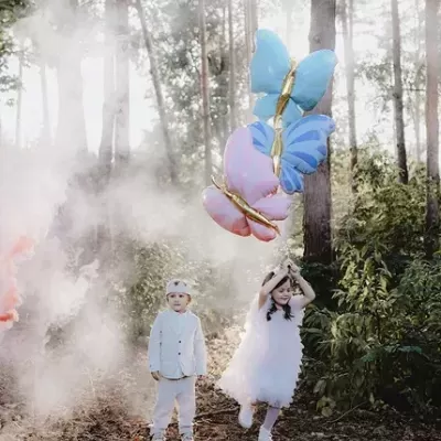 Balão Borboleta Azul
