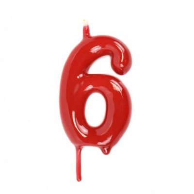 Velas Número Vermelho