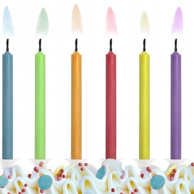 Velas Chama Colorida
