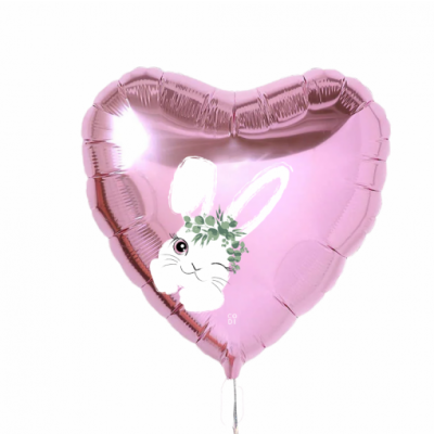 Balão Páscoa Coelho Rosa