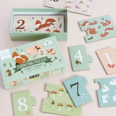 Jogo de Contar Animais do Bosque