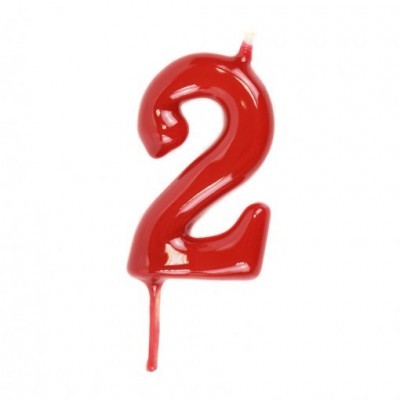 Velas Número Vermelho