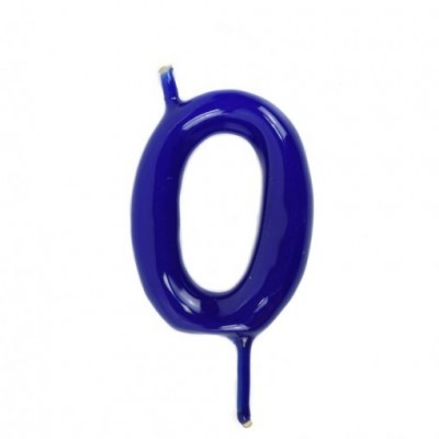 Velas Número Azul