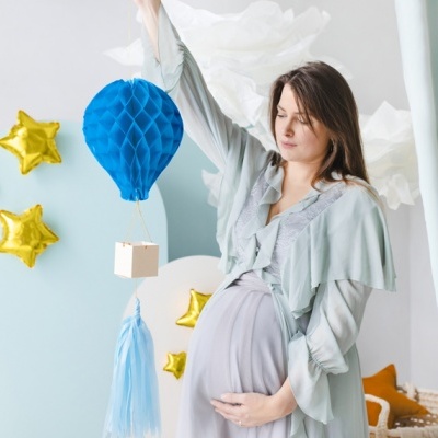 Honeycomb Balão de Ar Azul
